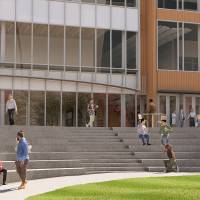 Exterior Green Space - Circle Steps View 2